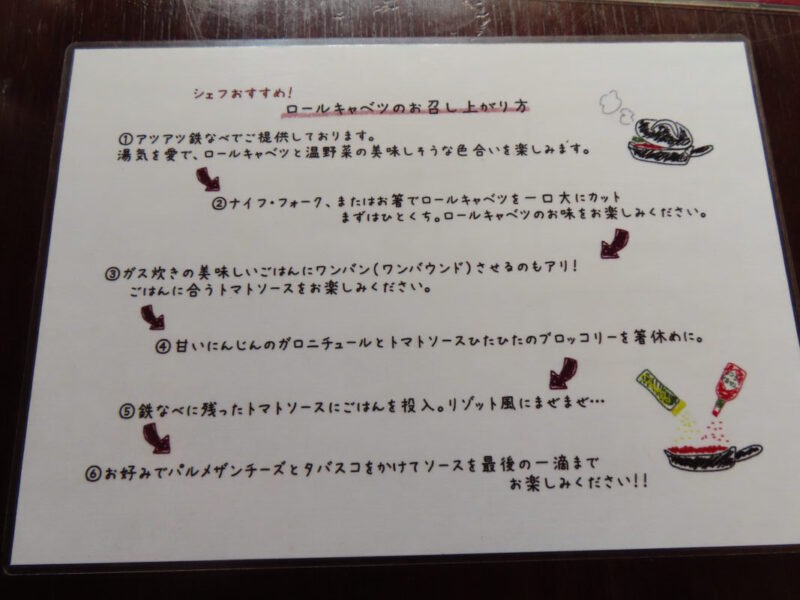 メニュー