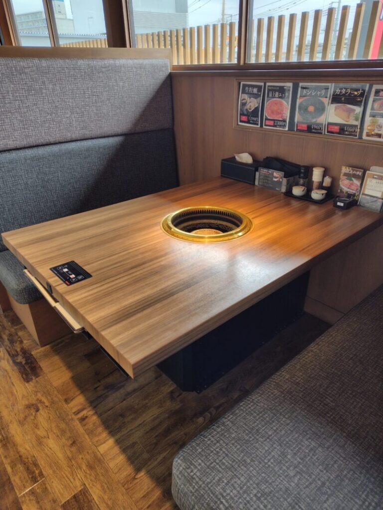 店の中